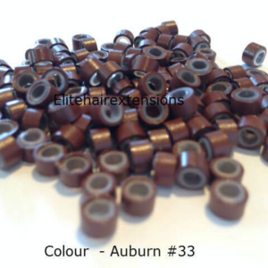 Auburn Silicone Lined Micro Rings