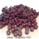 Burgundy Silicone Lined Micro Rings