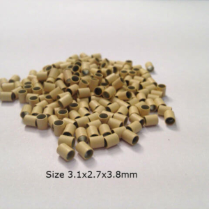 Small Light Blonde 2.7mm Copper Tubes