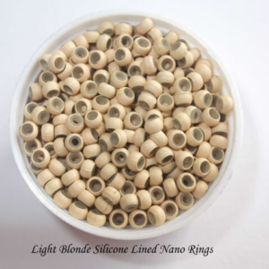 light blonde Silicone Lined Nano Rings